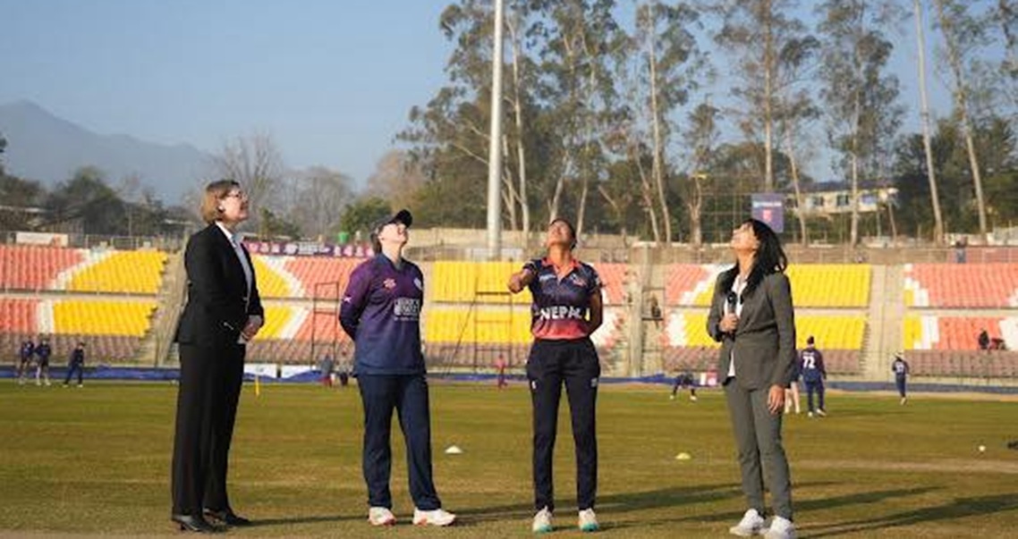 Image of सुपर सिक्सको अन्तिम आशा बोकेर नेपाल मैदानमा , स्कटल्यान्डविरुद्ध टस जितेर फिल्डिङ